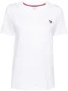 Ps By Paul Smith T-shirt Mit V-ausschnitt In Weiss