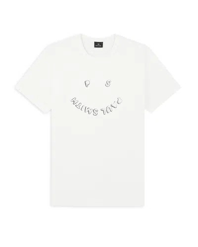 Ps By Paul Smith Logo Graphic Tee In White