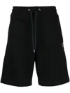Ps By Paul Smith Logo-patch Detail Bermuda Shorts In Black