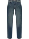 Ps By Paul Smith Belt-loop Jeans In Blue
