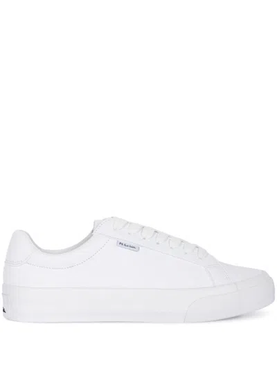 Ps By Paul Smith Logo-patch Sneakers In White
