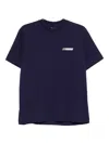Ps By Paul Smith Logo-plaque T-shirt In Blue