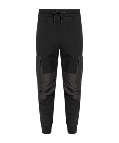 Ps By Paul Smith Logo-print Cotton-blend Trousers In Black