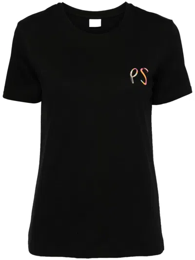 Ps By Paul Smith T-shirt With Logo In Black