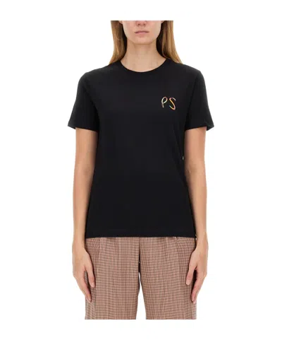 PS BY PAUL SMITH PS PAUL SMITH SWIRL PS LOGO T-SHIRT