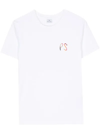 PS BY PAUL SMITH LOGO-PRINT COTTON T-SHIRT