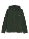Ps By Paul Smith Logo-print Hoodie In Green
