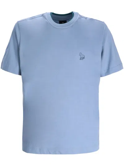 Ps By Paul Smith Logo-print T-shirt In Blue