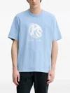 Ps By Paul Smith Logo-print T-shirt In Blue