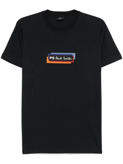 PS BY PAUL SMITH LOGO-PRINT T-SHIRT