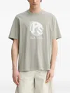 Ps By Paul Smith Logo-print T-shirt In Gray