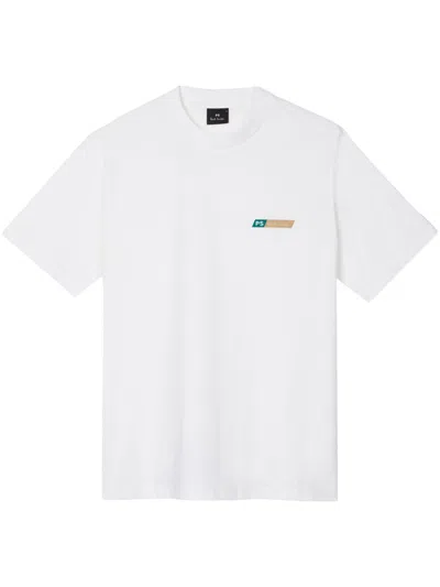 Ps By Paul Smith Logo T-shirt In White