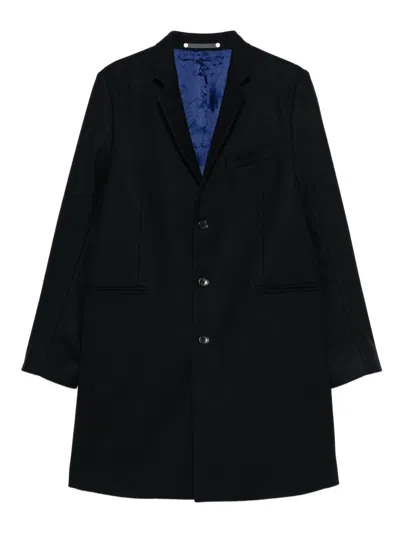 Ps By Paul Smith Long Blue Coat Ps Paul Smith
