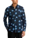 Ps By Paul Smith Long Sleeve Button Front Shirt In Blue