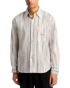Ps By Paul Smith Long Sleeve Button Front Shirt In Multi