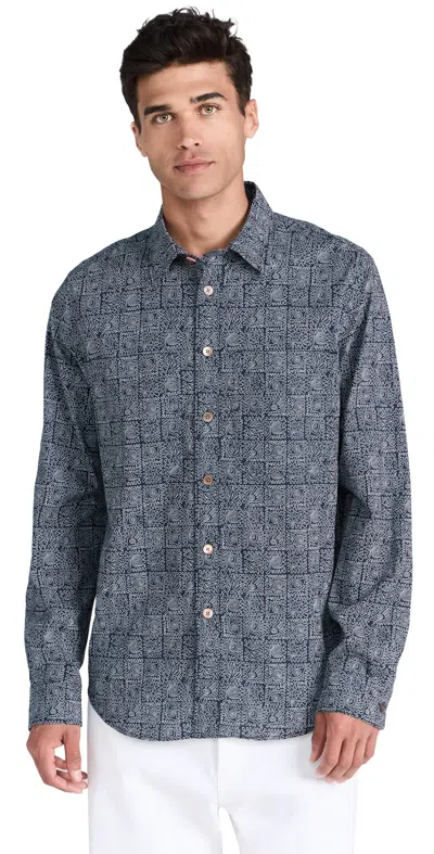 Ps By Paul Smith Long Sleeve Casual Fit Shirt Dark Navy