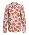 Ps By Paul Smith Floral-print Button-up Shirt In Orange