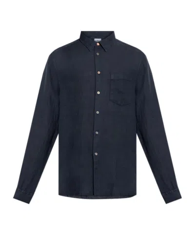 Ps By Paul Smith Long Sleeve Shirt In Black