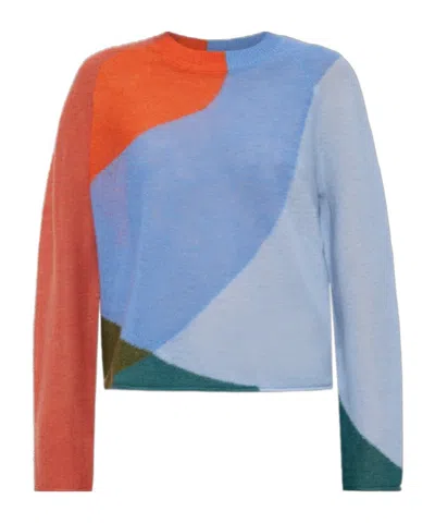 Ps By Paul Smith Long Sleeve Sweater In Blue