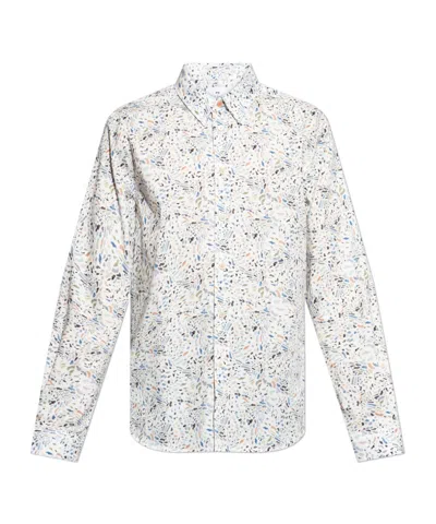 PS BY PAUL SMITH PS PAUL SMITH TAILORED-FIT JACARANDA PRINTED SHIRT