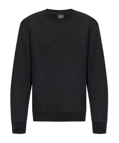 Ps By Paul Smith Long-sleeved Sweater In Black