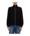 Ps By Paul Smith Ps Paul Smith Sweatshirt With Stand-up Collar In Black