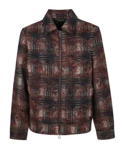 Ps By Paul Smith Long-sleeve Casual Jacket In Multi