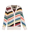 Ps By Paul Smith Ps Paul Smith Striped Wool Cardigan In Multi