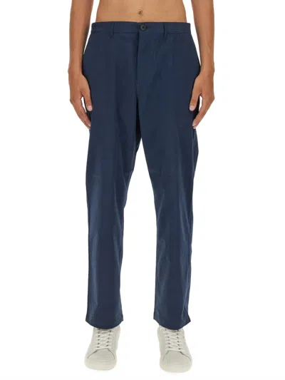 Ps By Paul Smith Ps Paul Smith Loose Fit Pants In Blue