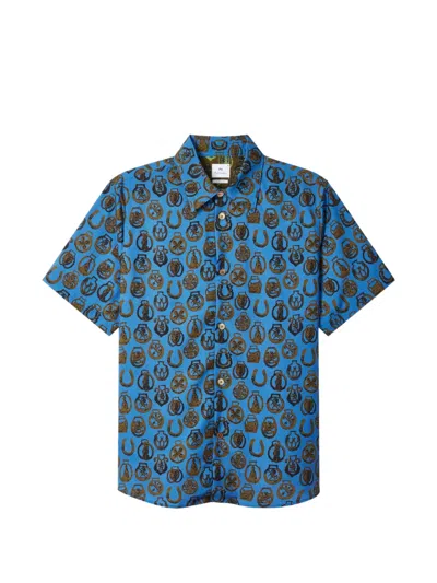 Ps By Paul Smith Lucky Charm Shirt In Blue