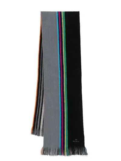 PS BY PAUL SMITH MENS SCARF PS REVERSIBLE,M2A.151F.N147 79 BLACK