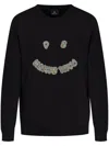 Ps By Paul Smith Ps Paul Smith Mens Sweatshirt Ps Happy In Black  