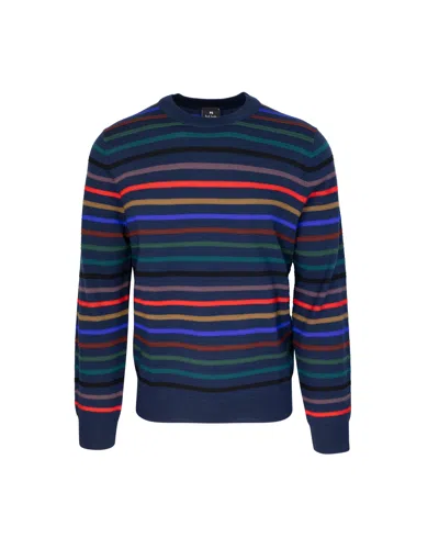 PS BY PAUL SMITH JACQUARD STRIPE SWEATER