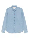 Ps By Paul Smith Men's Shirts Clear Blue In Multi