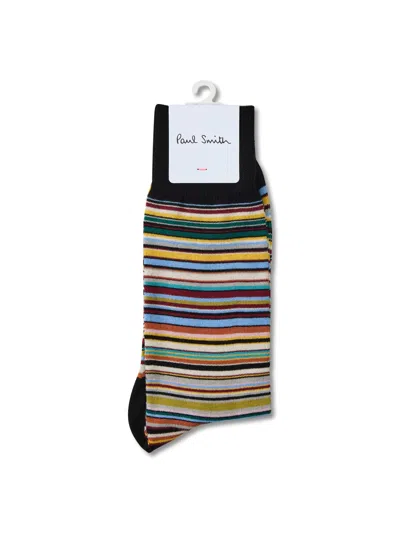 Ps By Paul Smith Men Sock Signature Strp In Multi
