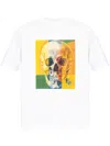 Ps By Paul Smith Ps Paul Smith Skull Square Cotton T-shirt In White
