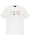 Ps By Paul Smith Bike Tyres Cotton T Shirt In White