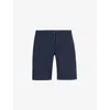 PS BY PAUL SMITH PS BY PAUL SMITH MEN'S VERY DARK NAVY BRAND-APPLIQUÉ REGULAR-FIT COTTON SHORTS