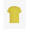 Ps By Paul Smith Mens Yellow Zebra Brand-embroidered Cotton-jersey T-shirt