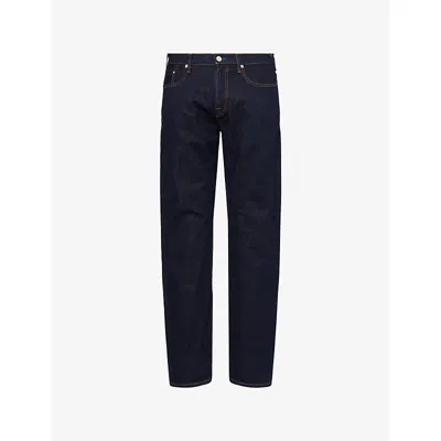 Ps By Paul Smith Mens Blue Tapered-fit Dark-wash Denim Jeans