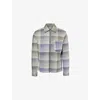 Ps By Paul Smith Ps Paul Smith Checked Cotton Shirt Jacket In Brown