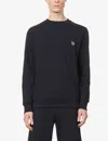 Ps By Paul Smith Ps Paul Smith Zebra Logo Sweatshirt In Organic Cotton In Dark Navy