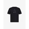 Ps By Paul Smith S By Paul Smith Mens Brand-print Casual-fit Cotton-jersey T-shirt Black