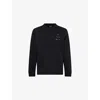Ps By Paul Smith S By Paul Smith Mens Regular-fit Logo-print Cotton-blend Sweatshirt Black Xl