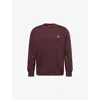 Ps By Paul Smith Mens Red Regular-fit Zebra Cotton-jersey Sweatshirt Xl In Burgundy