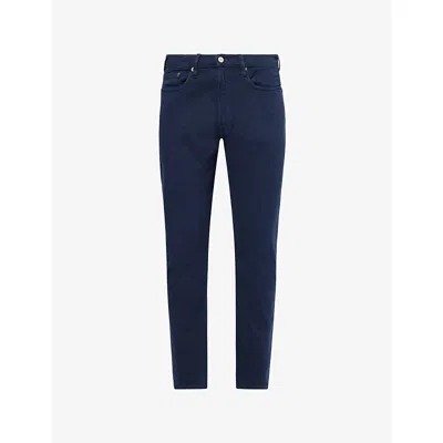 Ps By Paul Smith Mens Very Dark Navy Slim-fit Tapered-leg Denim Jeans In Blue
