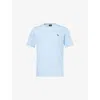 Ps By Paul Smith S By Paul Smith Mens Zebra-embroidered Regular-fit Cotton-jersey T-shirt Light Blue Xxl