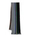 Ps By Paul Smith Ps Paul Smith Mens Scarf Ps Reversible Accessories In Black