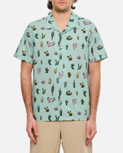 Ps By Paul Smith Mens Ss Regular Fit Shirt In Green