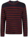 Ps By Paul Smith Ps Paul Smith Striped Wool And Mohair Blend Pullover In Auber
